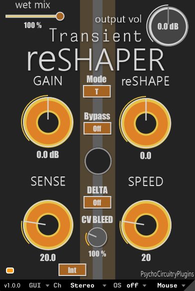 Psycho Circuitry Drops FREE Transient REShaper