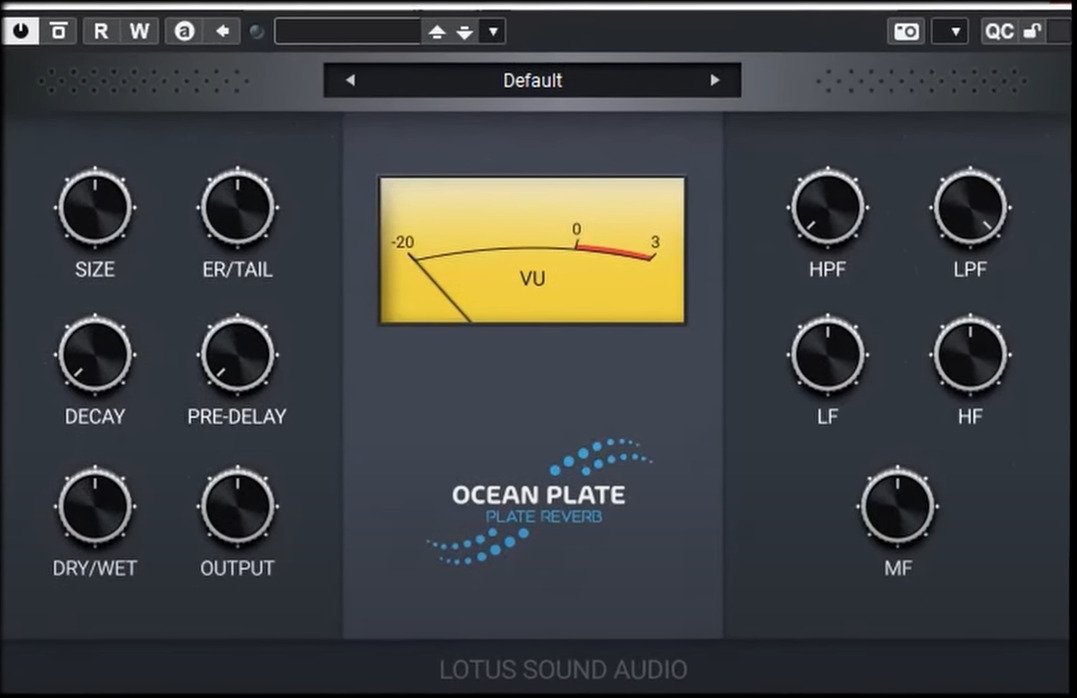 Lotus Sounds Drops ‘Ocean Plate’ FREE Plate Reverb Plugin